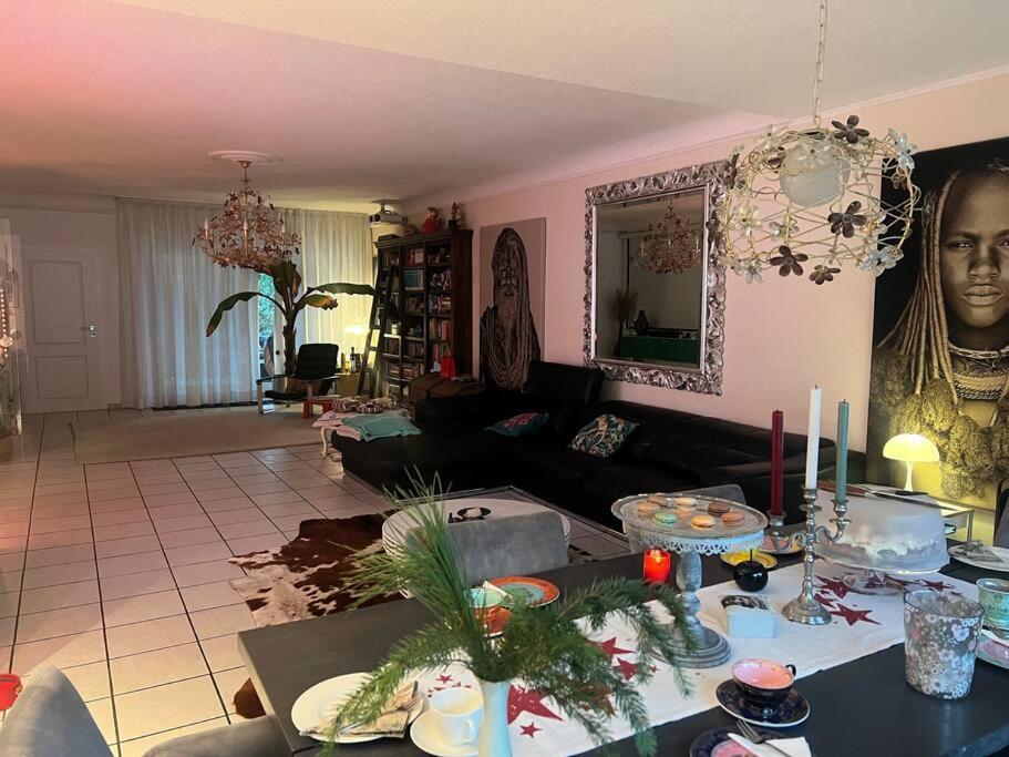 Villa Casa Blanca Mit Privatem Schwimmbad 26 Grad Und Sauna Duisburg Luaran gambar